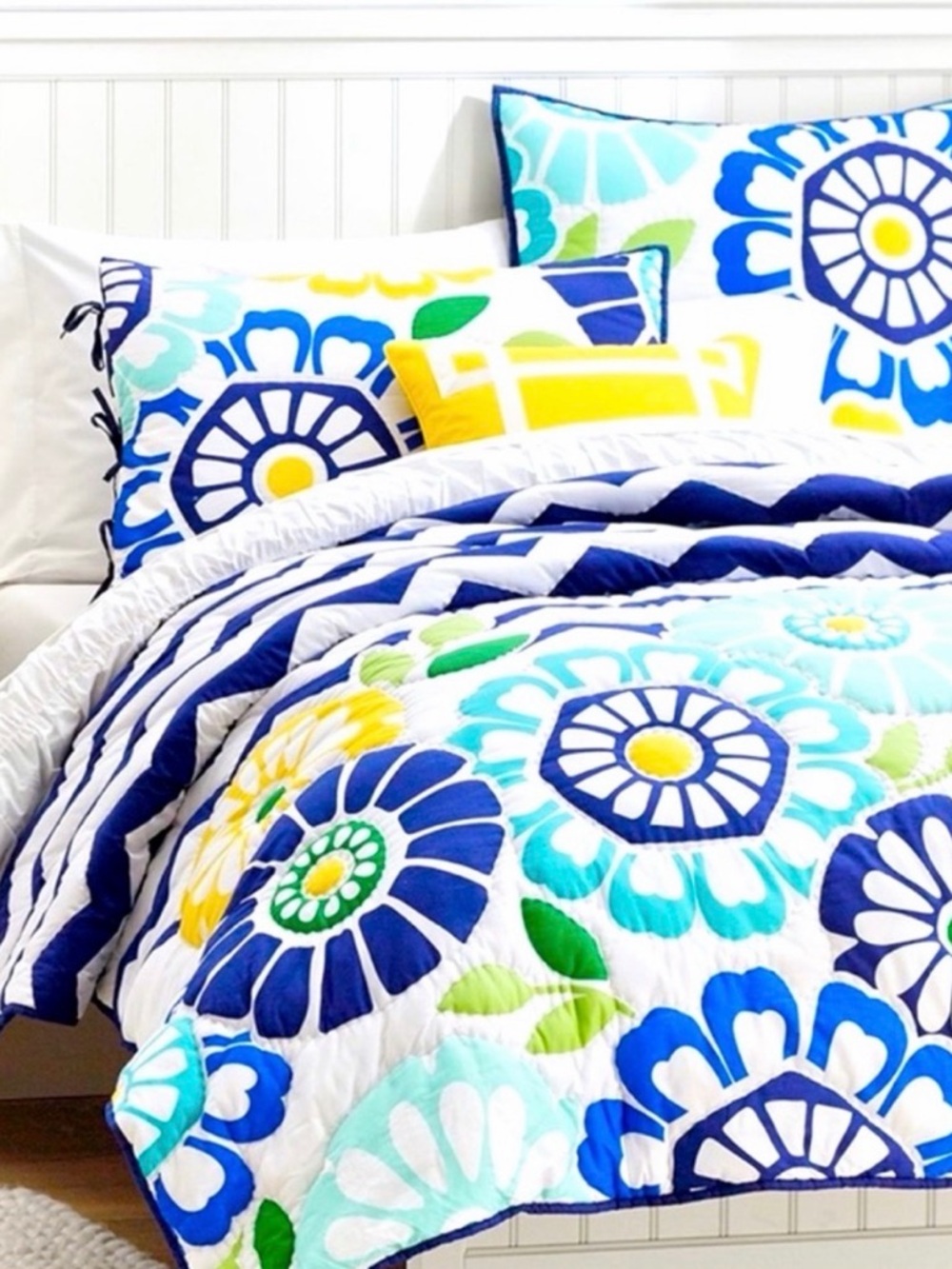 Pottery Barn Teen Daisy Quilt Set